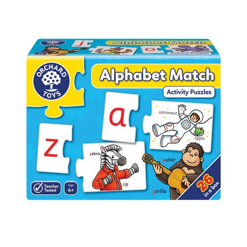 פאזל התאמת אותיות ABC מבית Orchard toys - מקופלת - משחקים ומתנות עם ערך ...